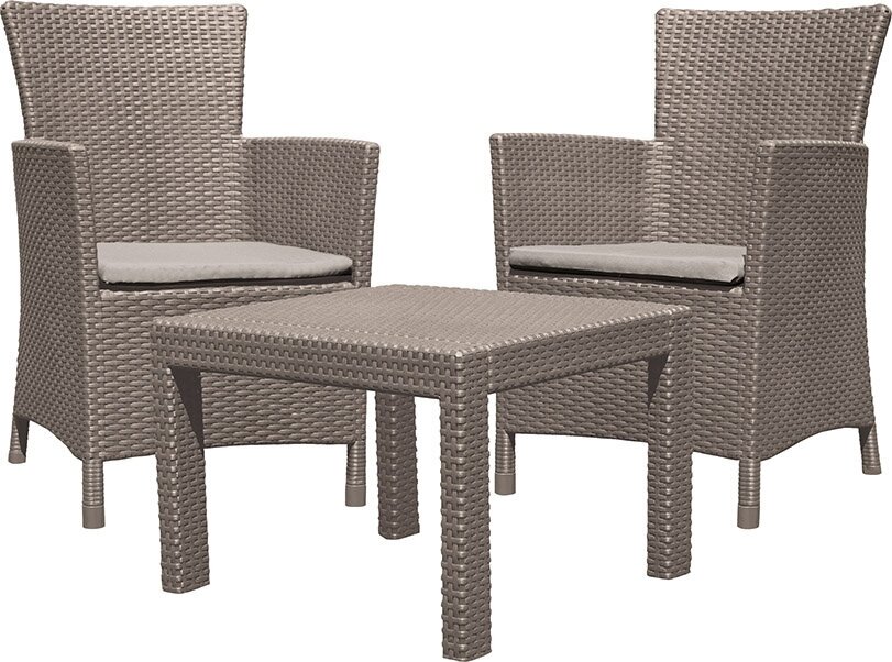 Комплект мебели Allibert Rosario balcony set (17200030) капучино, 216938