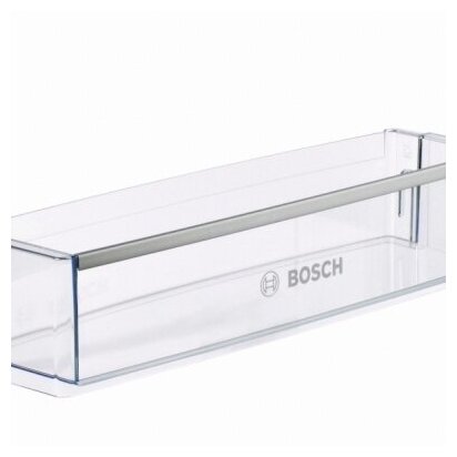 Bosch 00674382 (00664286) Полка на дверь холодильника (балкон) 100x130мм, для KDN3.., KGE/F/N/G/S3.. - фотография № 4