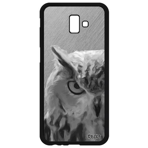 фото Чехол для смартфона galaxy j6 plus 2018, "сова" сыч животные utaupia