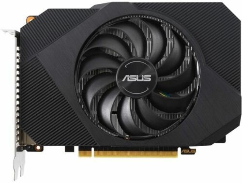 Видеокарта PCI-E ASUS GeForce GTX 1650 Phoenix OC (PH-GTX1650-O4GD6-P) 4GB GDDR6 128bit 12nm 1410/12000MHz DVI-D/HDMI/DP