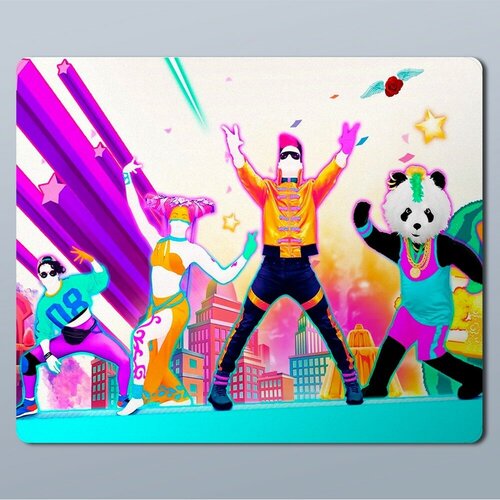 Коврик для мыши с принтом игра Just Dance 2018 - 11144 игра just dance 2018 для playstation 3