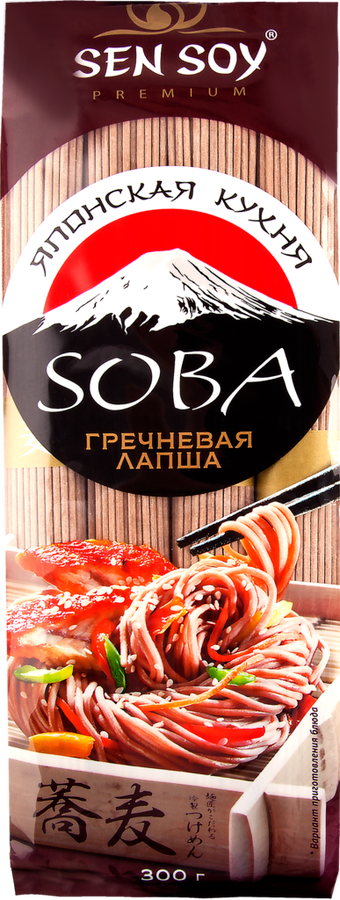 Лапша Sen Soy Premium Soba гречневая 300г Jiangxi Chunsi Foods Co - фото №5