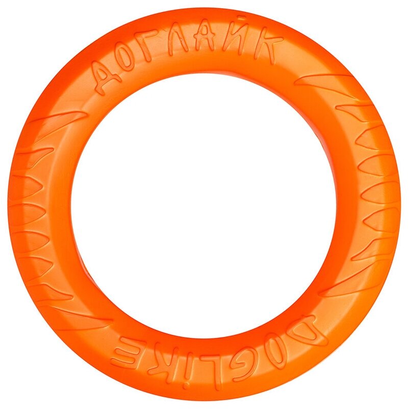Снаряд Tug & Twist кольцо восьмигранное среднее DOGLIKE оранжевый (1 шт)