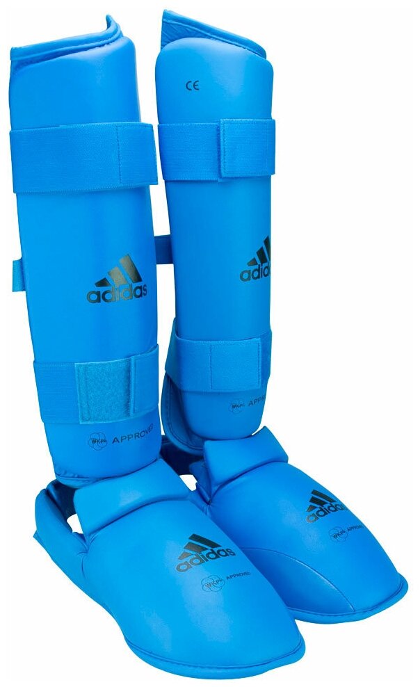 Защита голени и стопы Adidas WKF Shin and Removable Foot Blue (M)