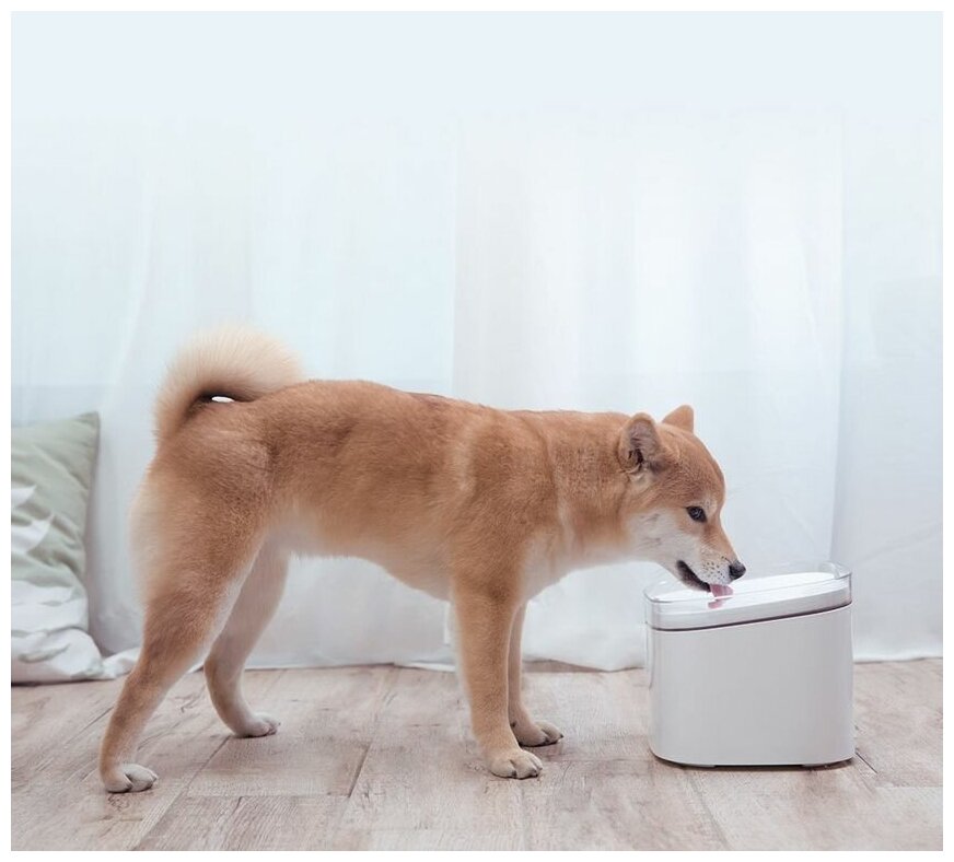 Поилка Xiaomi Фонтан для кошек и собак Mijia Smart Pet Water Dispenser 2 л white - фотография № 7