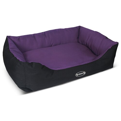 Лежак для кошек Scruffs Expedition Box Bed 75х60 см 75 см 60 см фиолетовый