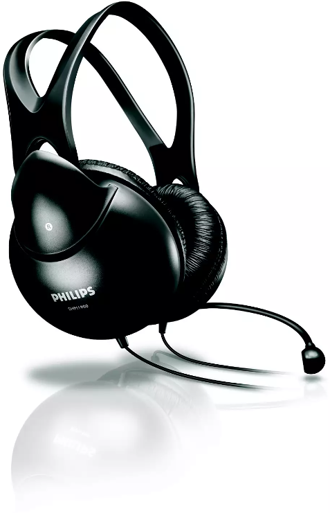 Наушники с микрофоном PHILIPS SHM1900/93 черный