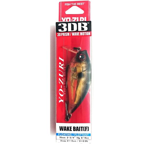 Воблер Yo-Zuri R1146-PGBL 3DB WAKE BAIT 70F