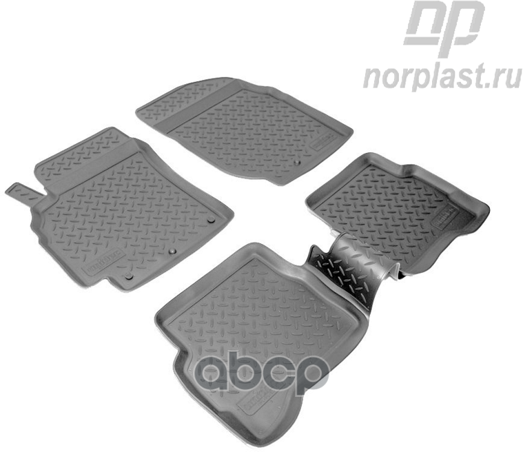 Коврики В Салон Полиуретан Norplast Nissan Almera Classic 06- Черный Комплект Npl-Po-61-05 Nissan Almera Classic 06- NORPLAST.