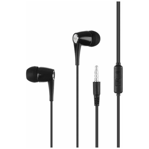 Наушники вакуумные с микрофоном в картонной коробке 115см пластик 2 цвета FORZA 45800₽