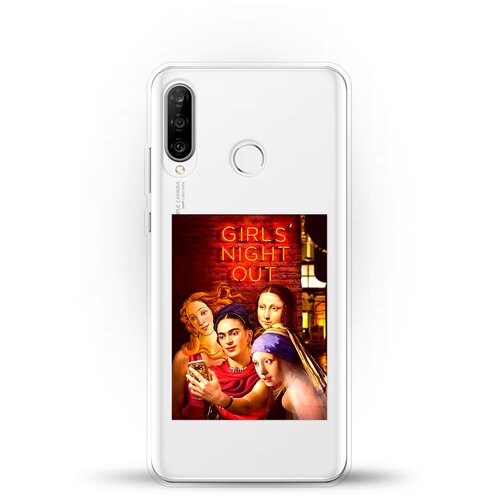 фото Силиконовый чехол girls nignt out на huawei p30 lite andy & paul