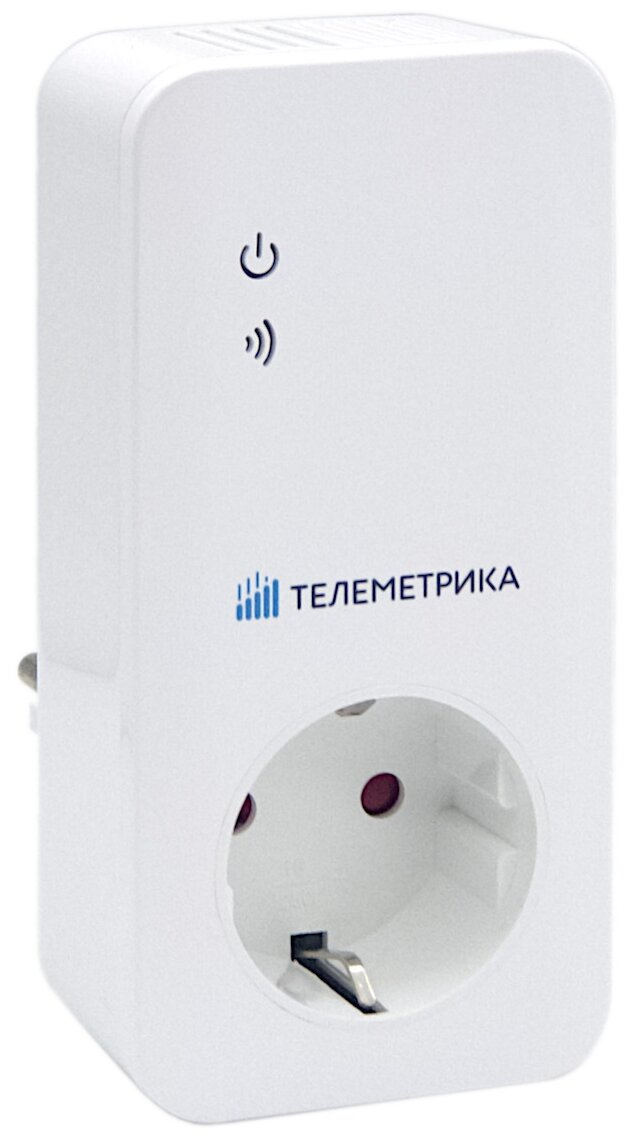 Gsm-розетка Телеметрика T20 16 А с заземлением