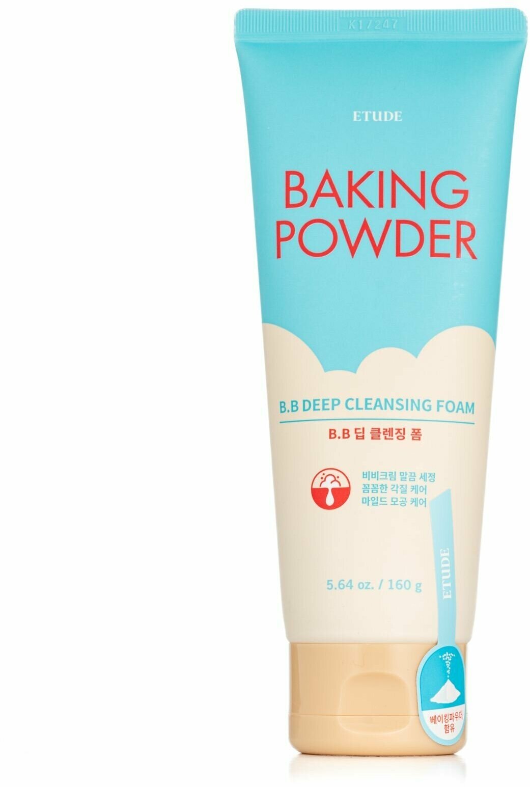 Etude House Baking Powder B.B. Deep Cleansing Foam, 160мл