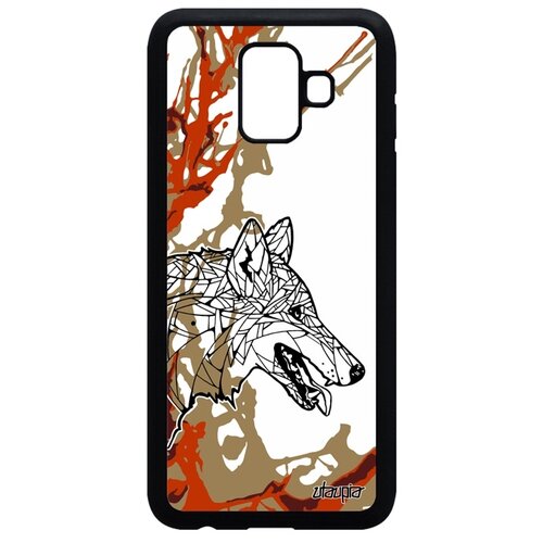фото Чехол для мобильного samsung galaxy a6 2018, "волк" хищник злой utaupia