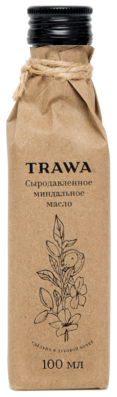 Масло миндальное Trawa сыродавленное