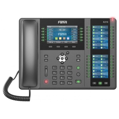 Стационарные телефоны FANVIL Телефон IP Fanvil X210 черный