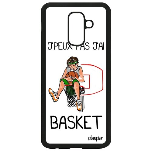 фото Чехол для galaxy a6 plus 2018, "не могу - у меня баскетбол!" стадион карикатура utaupia