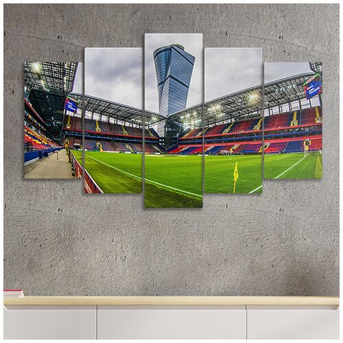Модульная картина Стадион ВЭБ Арена ПФК ЦСКА Москва 100х60см