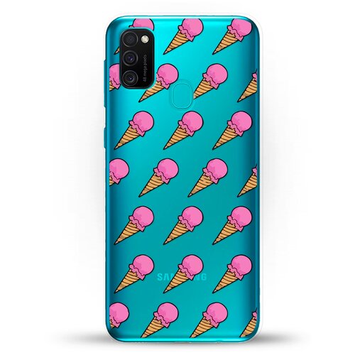 фото Силиконовый чехол мороженое на samsung galaxy m30s andy & paul