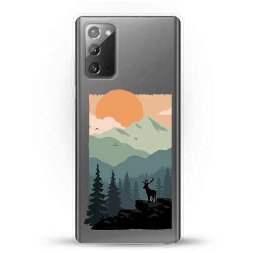 фото Силиконовый чехол горы и лес на samsung galaxy note 20 andy & paul