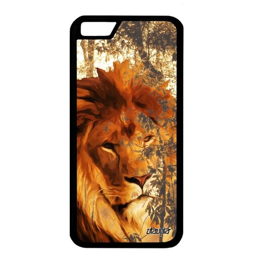 фото Чехол на смартфон iphone 6 6s, "лев" хозяин хищник utaupia