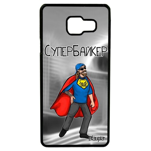 фото Чехол для смартфона samsung galaxy a3 2016, "супербайкер" юмор байкер utaupia