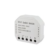 Умный Wi-Fi микромодуль реле одноканальное Ya-S03-reset (для кнопочных выключателей) - изображение