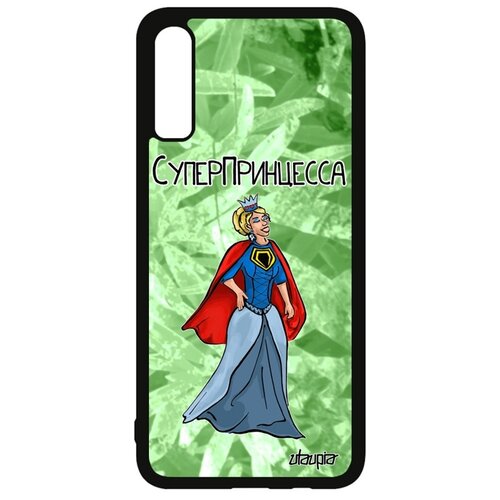 фото Чехол на смартфон galaxy a70, "суперпринцесса" супергерой шутка utaupia
