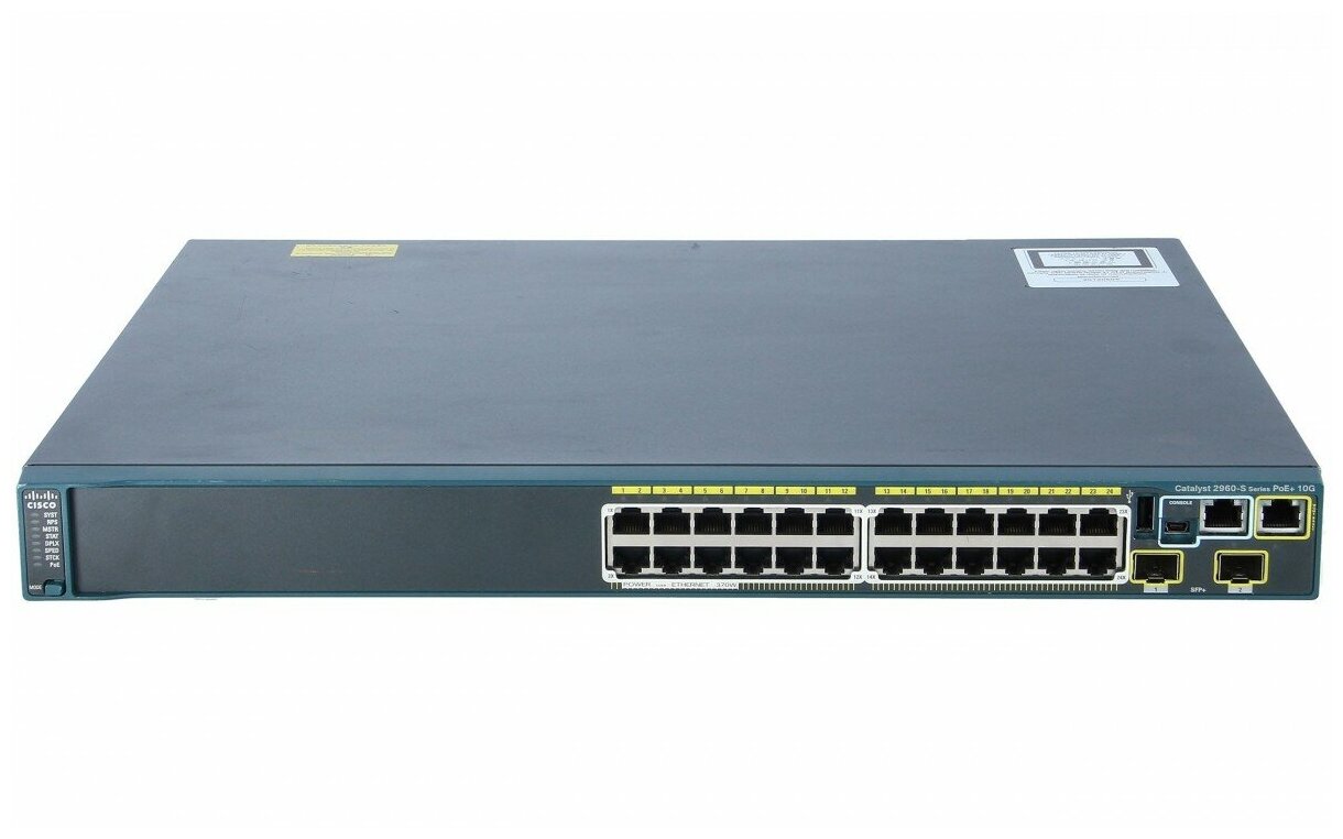 Коммутатор Cisco WS-C2960S-24PD-L