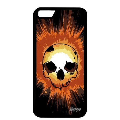 фото Чехол для телефона apple iphone 6 6s, "череп" скелет готичный utaupia