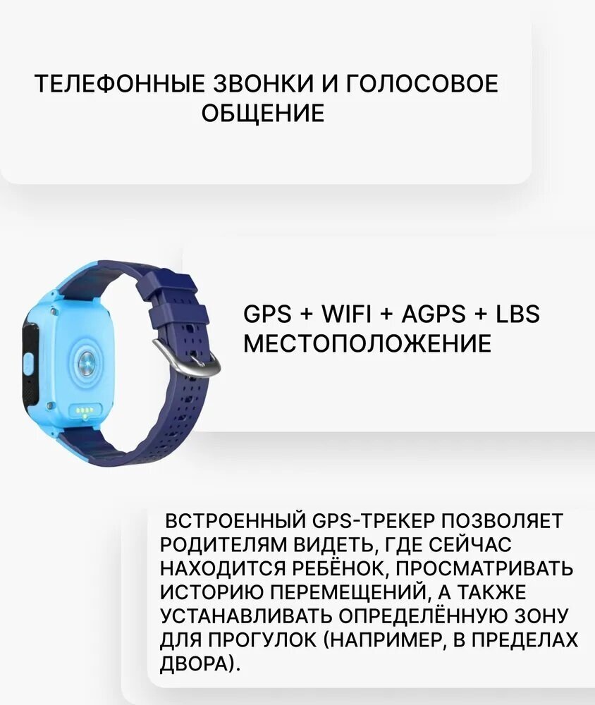 Детские умные часы Smart Baby Watch LT-25 4G