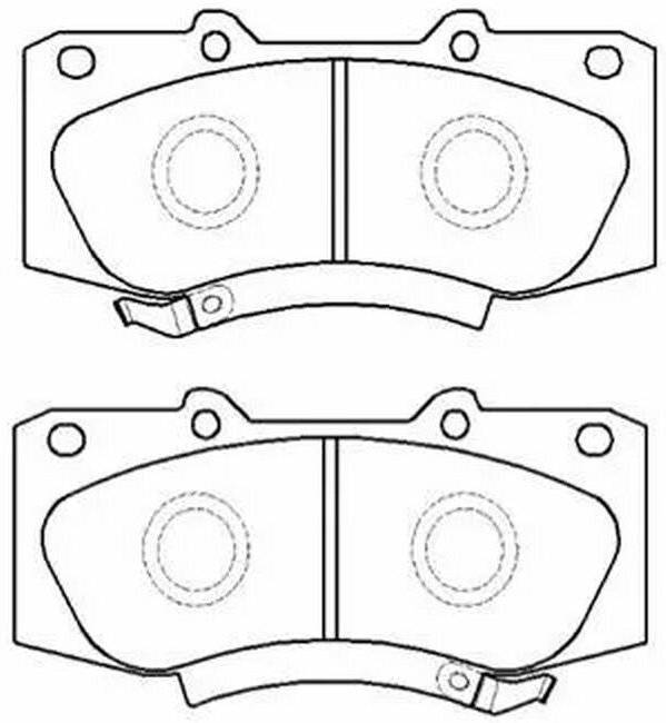 Колодки тормозные дисковые передние Тойота, Лексус HP9961