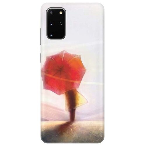 фото Чехол - накладка artcolor для samsung galaxy s20+ с принтом "красный зонтик" re:pa