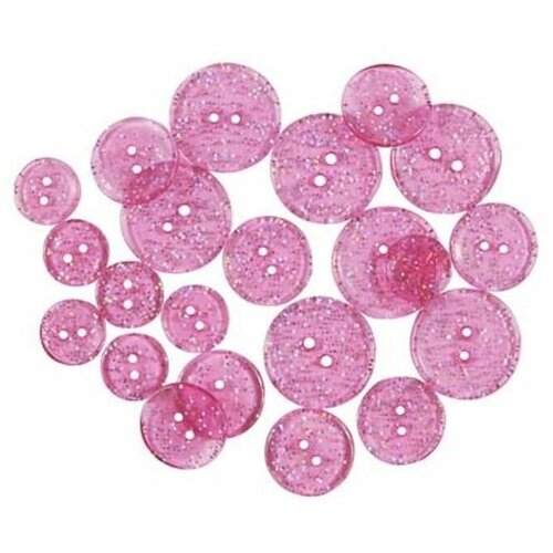 Набор пуговиц Glitter Buttons, 20шт