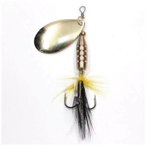 Блесна вертушка для рыбалки Namazu Gorana, вес 8 г, цвет 02 (латунь)