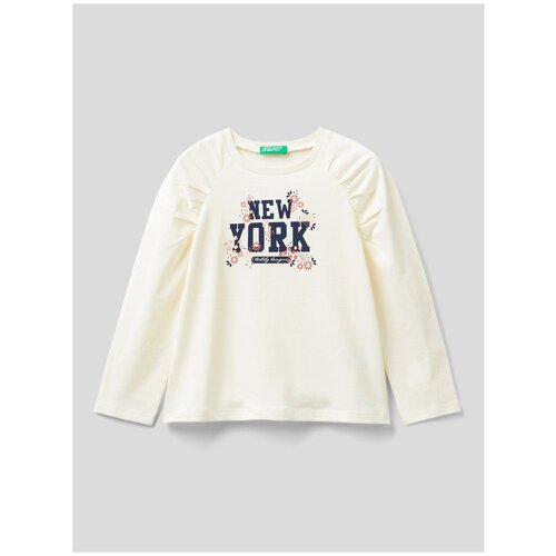 фото Лонгслив united colors of benetton для девочек 22a_3vr5g105k_036_ys