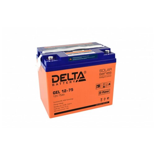 фото Аккумулятор delta gel 12-75 delta battery