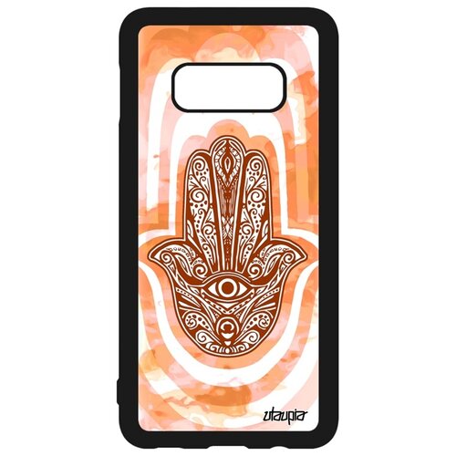 фото Чехол для мобильного galaxy s10e, "рука фатимы" кулон фетиш utaupia