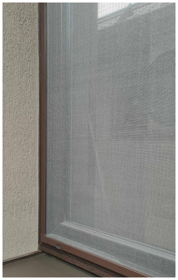 Москитная сетка на окно CLEVER MARKET серая, полотно 1600 х 1000 мм - фотография № 8