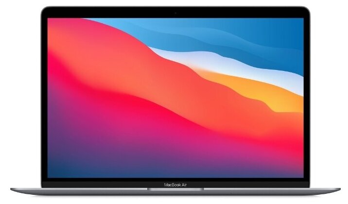 13.3" Ноутбук Apple MacBook Air 13 Late 2020 2560x1600, Apple M1 3.2 ГГц, RAM 16 ГБ, SSD 2 ТБ, Apple graphics 7-core, macOS, Z1240004S, серый космос