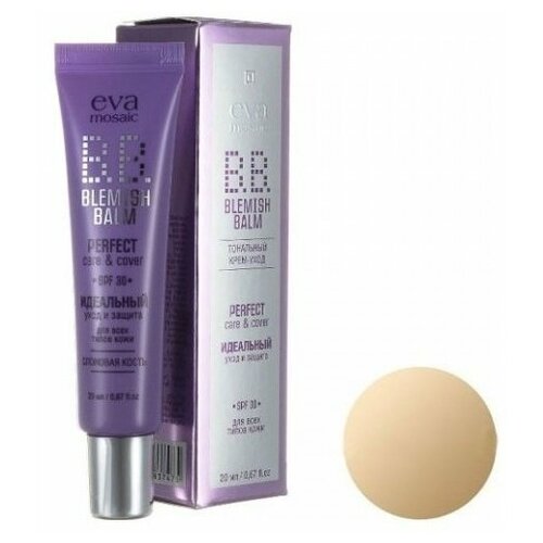 EVA MOSAIC Тональный крем-уход BB cream, 20 мл, 01 Слоновая кость