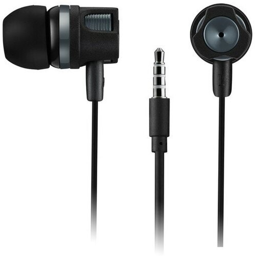 Наушники Canyon EPM-03 вакуумные микрофон 15 мм 32 Ом 100 дБ 12 м 35мм темно-серые 90700₽