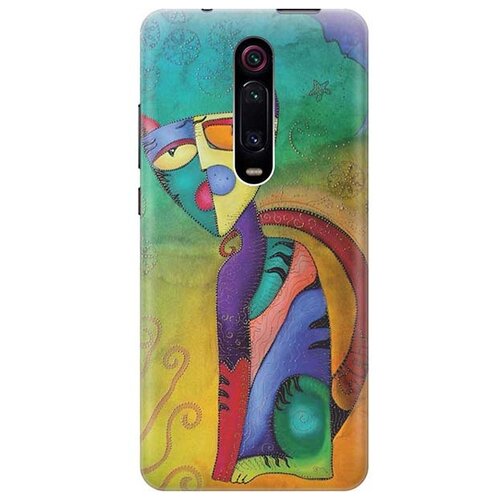 фото Чехол - накладка artcolor для xiaomi mi9t / mi9t pro / k20 / k20 pro с принтом "разноцветный котик" re:pa