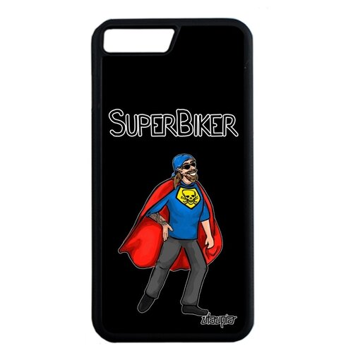 фото Чехол для мобильного iphone 7 plus, "супербайкер" байкер комикс utaupia
