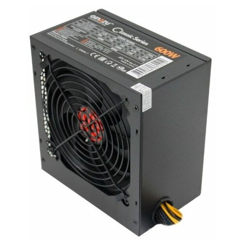 Блок питания Ginzzu CB600 12CM black244p2 PCI-E62 4SATA3IDE оплетка MB кабель питания 347700₽