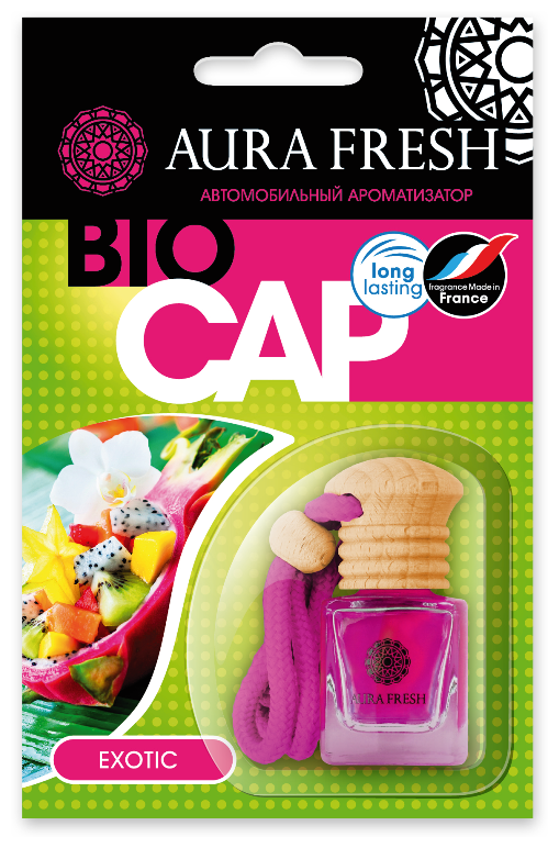 Ароматизатор подвесной для автомобиля Aura Fresh BIO CAP Exotic