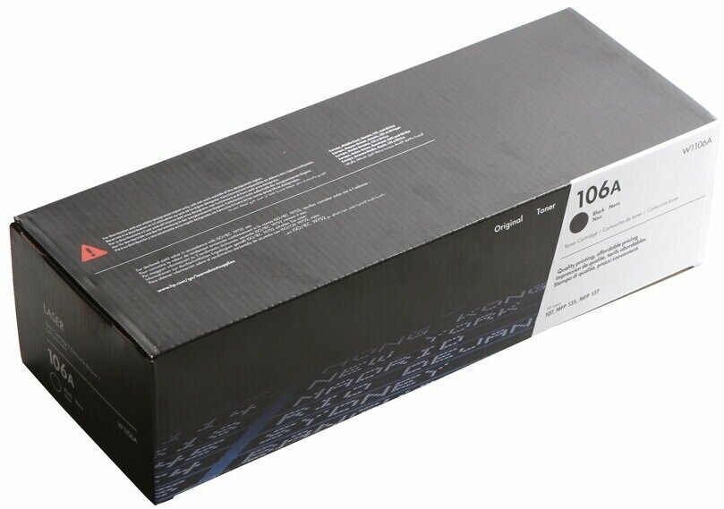 Картридж HP 106A W1106A Black для Laser 107a/107r/107w/135a/135r/135w/137fnw