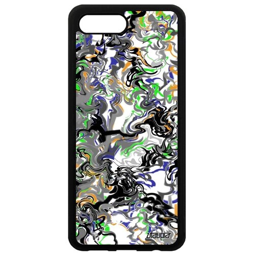 фото Чехол на телефон honor 10, "мраморный фон" фантазия рельеф utaupia