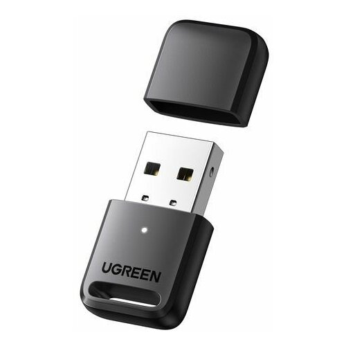 Адаптер UGREEN CM390 (80890) Bluetooth 5.0 USB Adapter. Цвет: черный адаптер ugreen cm390 80889 usb bluetooth 5 0 adapter black