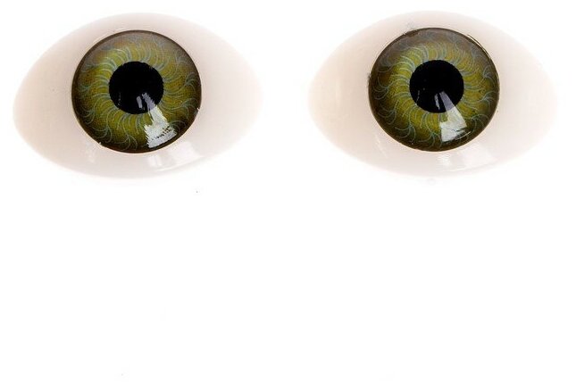 Школа талантов Глаза, набор 8 шт, размер радужки 12 мм, цвет зелёный